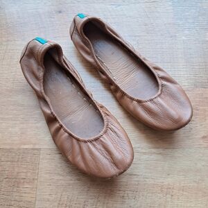 Brown Leather Tieks Size 8